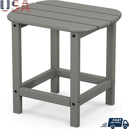 Adirondack side table - side, outdoor