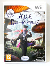 ALICE AU PAYS DES MERVEILLES DISNEY JEU NINTENDO WII SANS NOTICE TIM BURTON FRA