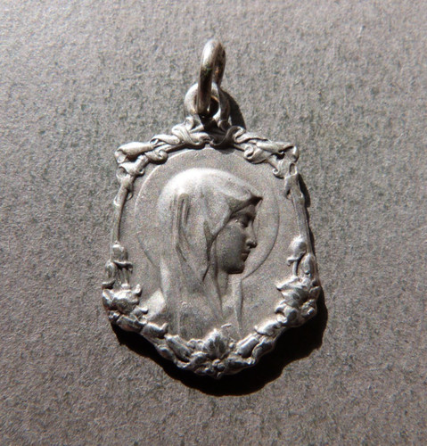 Médaille vierge marie plaqué - marie,
