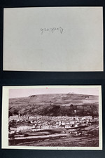 Luxembourg, Diekirch Panorama Vintage cdv albumen print, CDV, tirage albuminé,