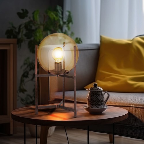 Lampe table rétro - de,
