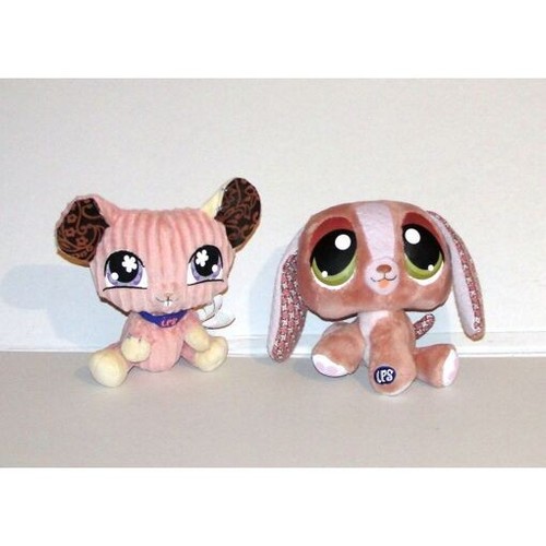 Peluche chien souris lot 2 - peluche,