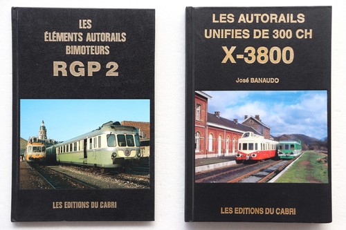 Lot livres autorails - lot,