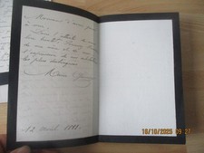 MARIE GARNIER  CHANTEUSE LYRIQUE ELEVE DE SALOMON 3LETTRE AUTOGRAPHE MANUSCRITE