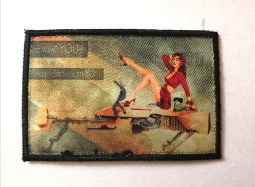 Patch morale 5x8cm sexy - morale, "sexy