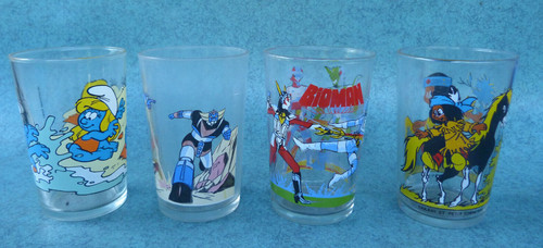 Lot verres publiciaires - de, 4