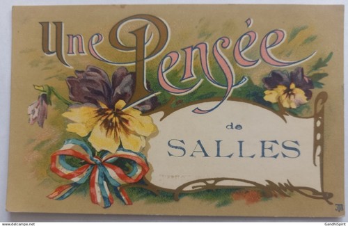 Une pensée salles fleurs - salles,
