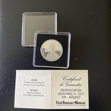 Vatican Médaille, Béatification du Pape Jean-Paul II, 2011, Argent, BE
