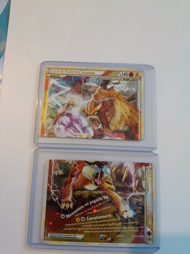 Lot cartes pokémon entei - pokémon, &