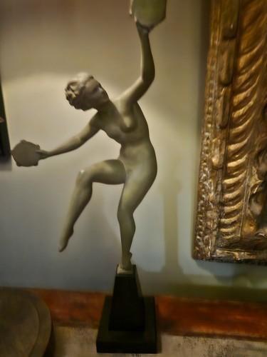 Statue femme art déco - femme,