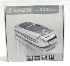 SAGEM MY 500 C SERIES TELEPHONE PORTABLE A CLAPET VINTAGE CHARGEUR BATTERIE