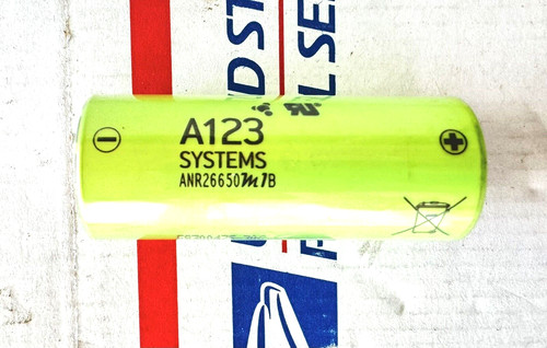 A123 anr 26650 lithium ion - a123,