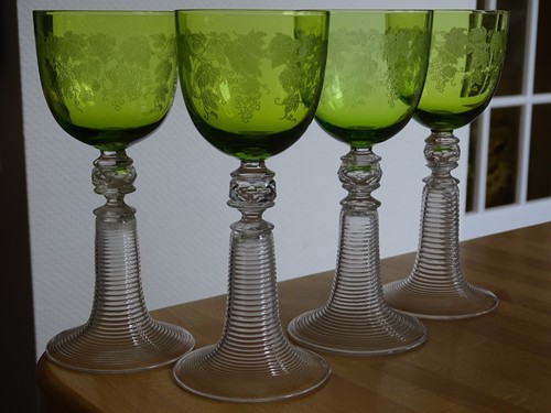 Anciens verres vin roemer - 4,