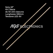 KIT 2 LED-STREIFENSTANGEN SONY TV LB49014-V3, LB49025-V0, KDL49WE75