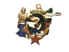 INSIGNE TROUPES DE MARINE 21° RIMa 17° RGP OPEX BATFRA 2002 PAMIR (NUMEROTE)