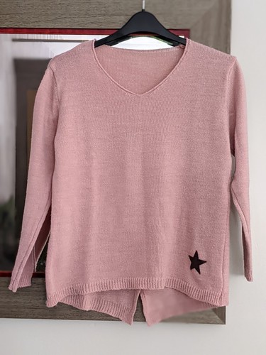 Pull rose léger taille 40 - rose, :