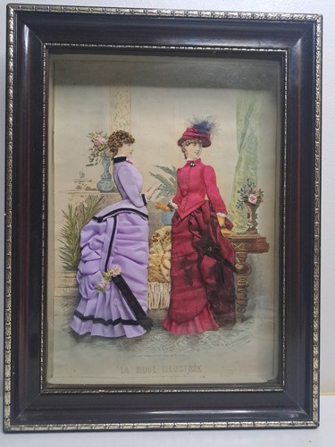 Ancien tableau mode - la,