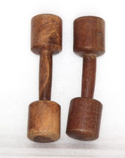 Ancien Paire de En bois