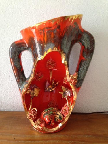 Belle lampe coquillage amphore - lampe,