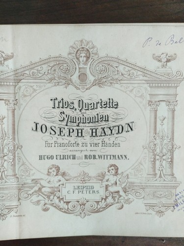 Partition piano joseph haydn - partition,
