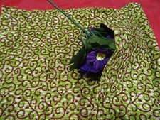 62x35cm joli  vert tissus neuf