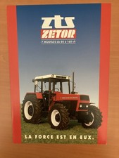 Prospectus ZETOR ZTS 7 modèles de 80 ch à 160 ch