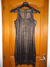 Robe BONOBO satinée taupe