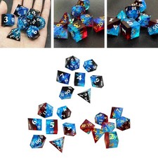 7 pièces résine polyédrique