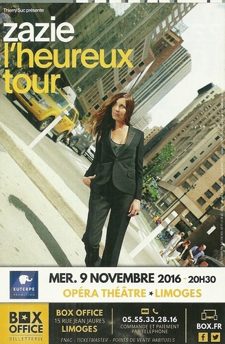 Rare flyer zazie en - zazie, :