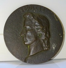BEAU MEDAILLON MURAL BRONZE