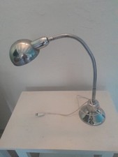 Ancienne lampe d'atelier flexible, coque aluminium vers 1960/1970 - 
