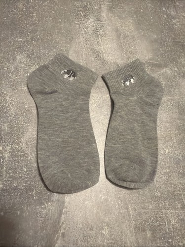 Chaussettes courtes femme gris