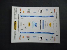 Decal Porsche 911 s ‘’Kuhne & Nagel’’ n°19 Safari rallye 74 - Robustelli 1/43° 