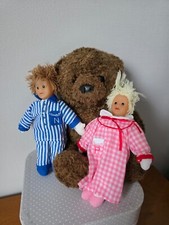 NOUNOURS 30 CM  NICOLAS PIMPRENELLE 20 CM  BONNE NUIT LES PETITS PELUCHE TISSU