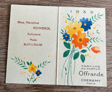 ancien carte parfumée N37