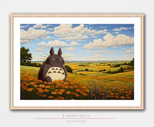 Neighbor totoro inspired art - totoro,