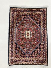 Tapis Oriental Fait Main Super Bidjar Tapis De Sol 64 X 44 CM Neuf Top
