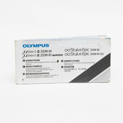 Olympus mju zoom english - zoom,