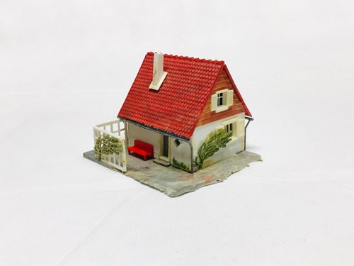 Maison individuelle avec banc - maison,
