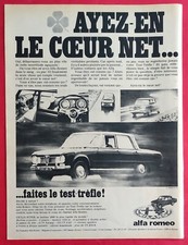 Publicité de presse: Automobile ALFA ROMEO  Giulia Super Berline 1600 - 1967 