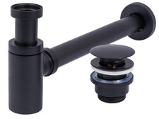 Siphon Lavabo Noir Avec