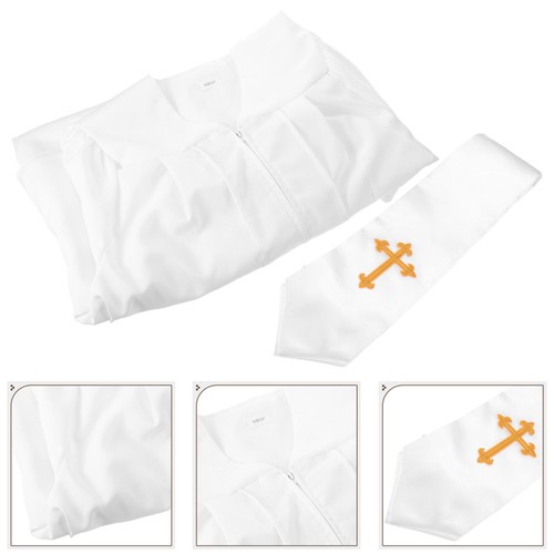 Ensemble robe prêtre - robe,