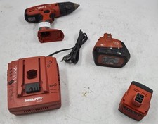 Lot Of 4 Various Hilti Power Tools, Sf 150a, Batteries, Charger, Pour Pièces