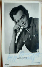 38292 Photo Ross Éditeur Autographe AK Film Acteur Will QUADFLIEG Vers 1940