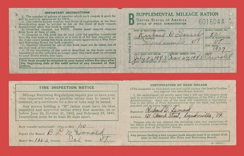 Wwii supplemental mileage - wwii,
