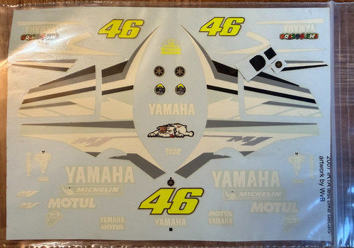 Décalcomanies 12 yamaha - 1/12,