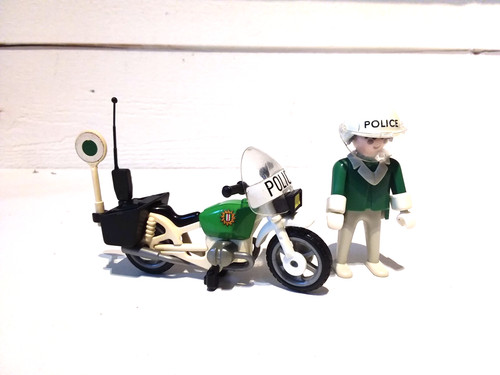 Playmobil moto police - police, +