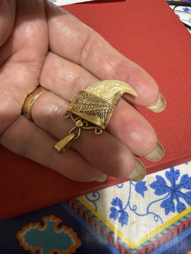 Pendentif griffe sur or 18k - griffe,