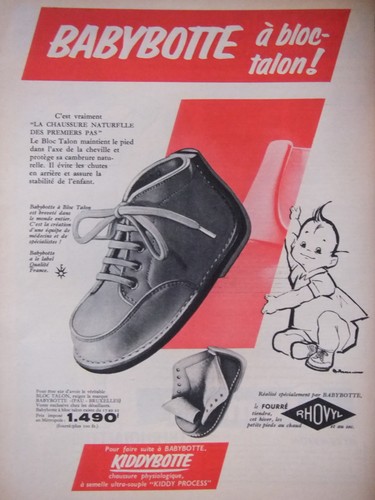 Publicité 1956 babybotte - publicitÉ,