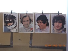 Poster Jean Pierre Jarier,Denis Hulme,Nanni Galli,Francois Cevert  24,5X31,5